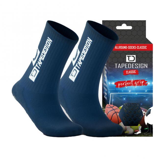 TAPEDESIGN Allround Classic Grip Fussballsocken - navy