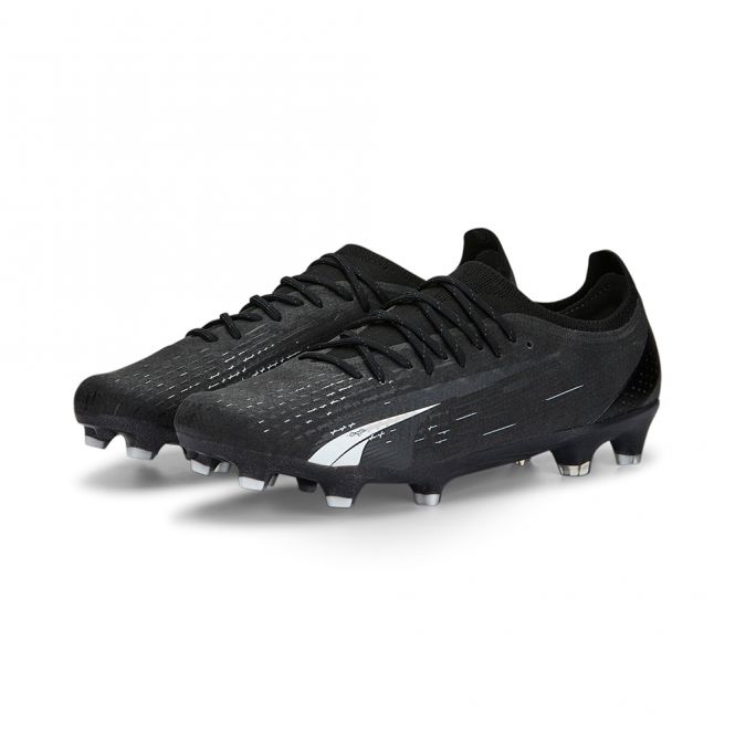 Puma ULTRA ULTIMATE FG/AG Fussballschuh - schwarz weiss