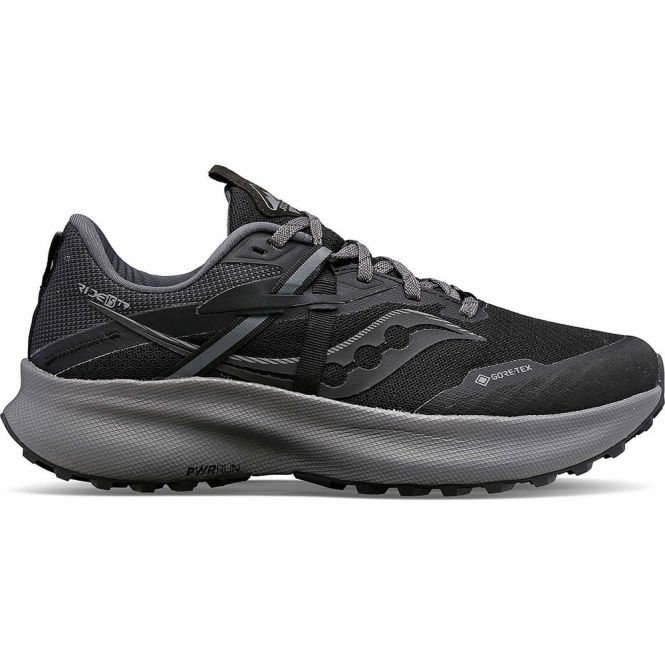 saucony Ride 15 TR GTX Damen Trekking- Laufschuh - BLACK/CHARCOAL