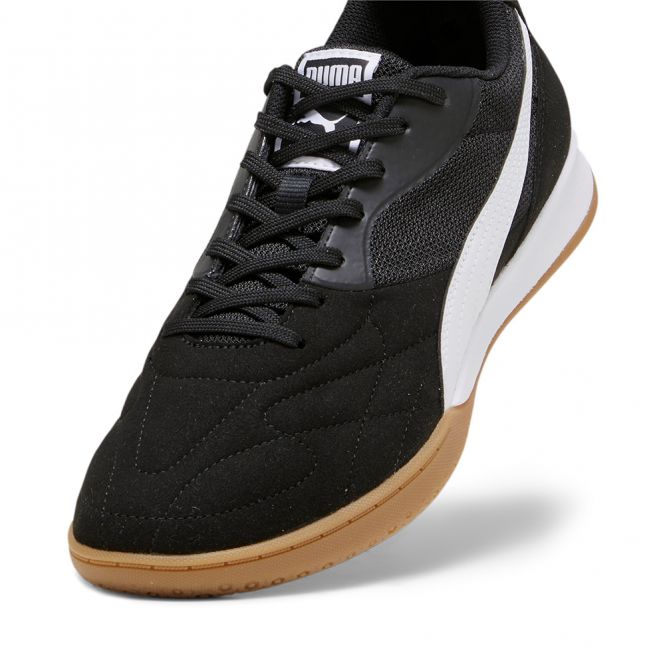 Puma KING TOP IT Hallenschuh - schwarz weiss