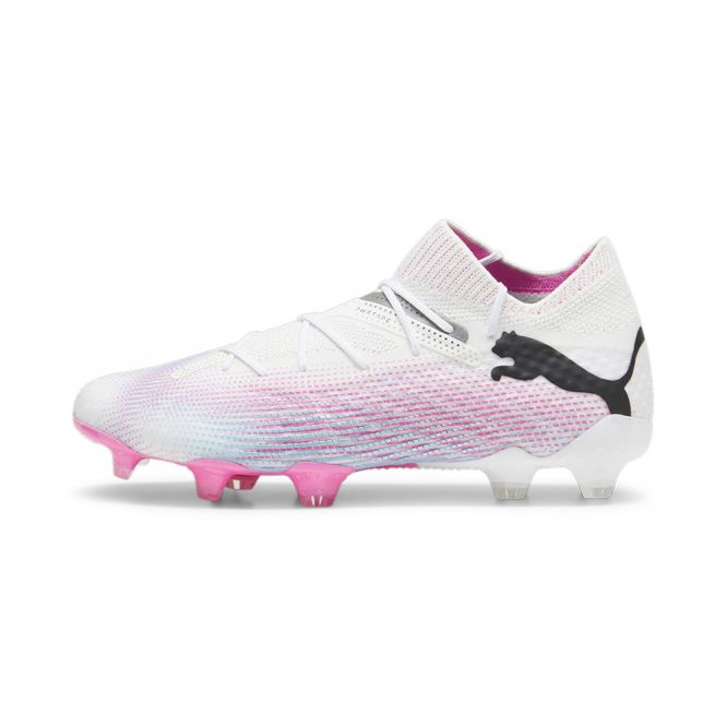 Puma FUTURE 7 ULTIMATE FG/AG WN's Damen Fussballschuh - white poison pink