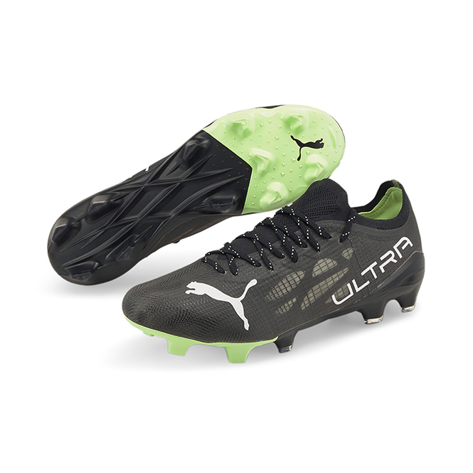 Puma ULTRA 1.4 FG/AG Fussballschuh - black white fizzy light