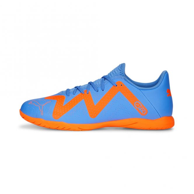 Puma FUTURE PLAY IT Hallenschuh - blue glimmer white ultra orange