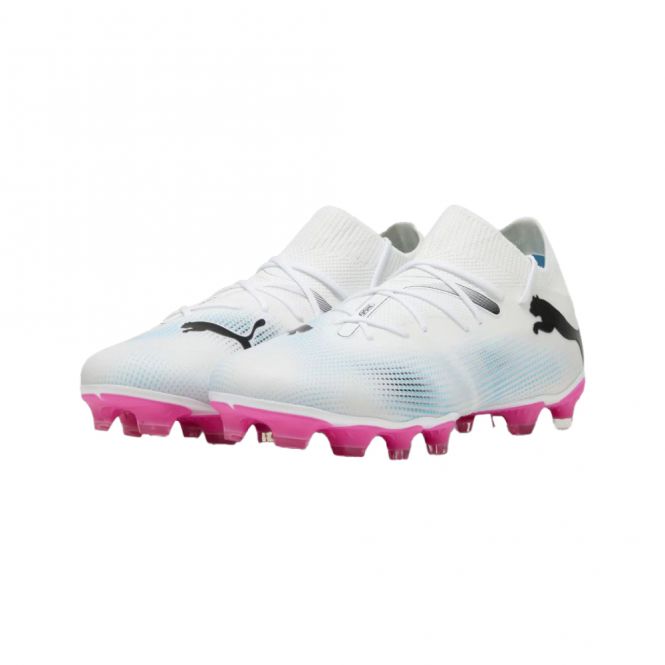 Puma FUTURE 7 MATCH FG/AG WN's Damen Fussballschuh - white poison pink