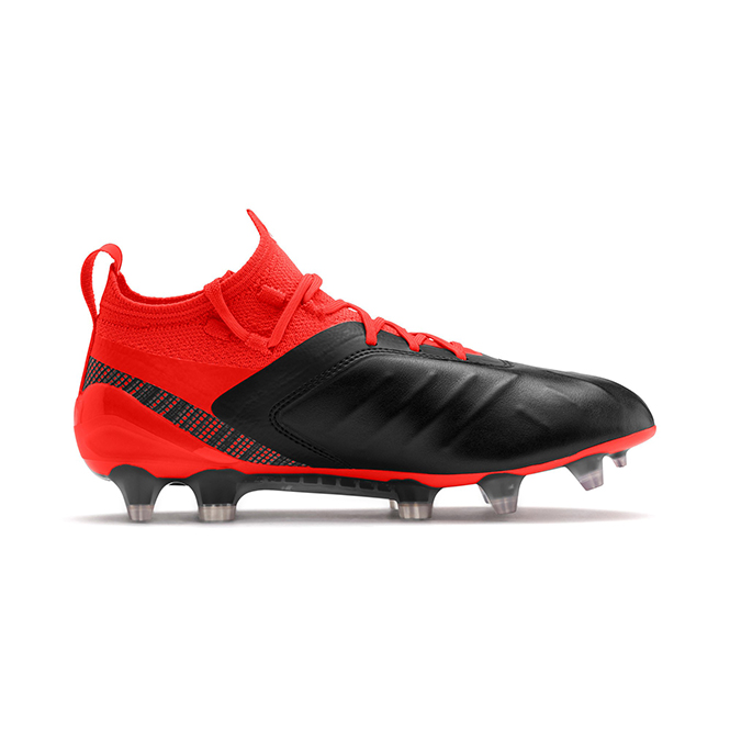 Puma One 5.1 FG/AG Jr Schwarz Rot