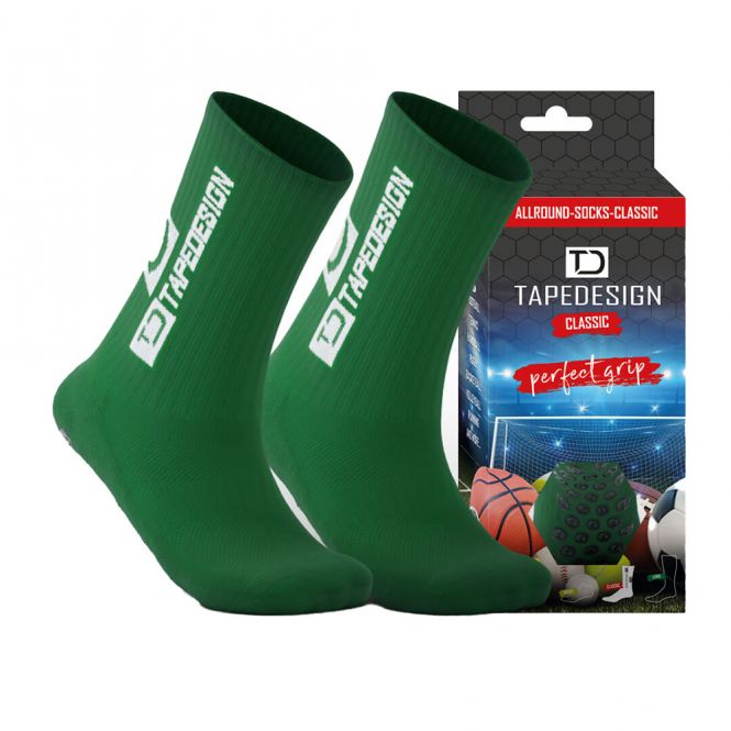 TAPEDESIGN Allround Classic Grip Fussballsocken - green