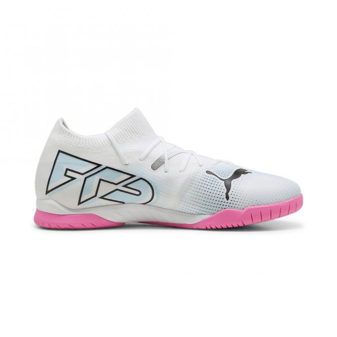 Puma FUTURE 7 MATCH IT Hallenschuh - white poison pink