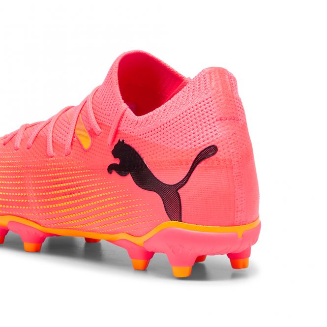 Puma FUTURE 7 MATCH FG/AG JR Fussballschuh - Sunset Glow/Black Sun Stream