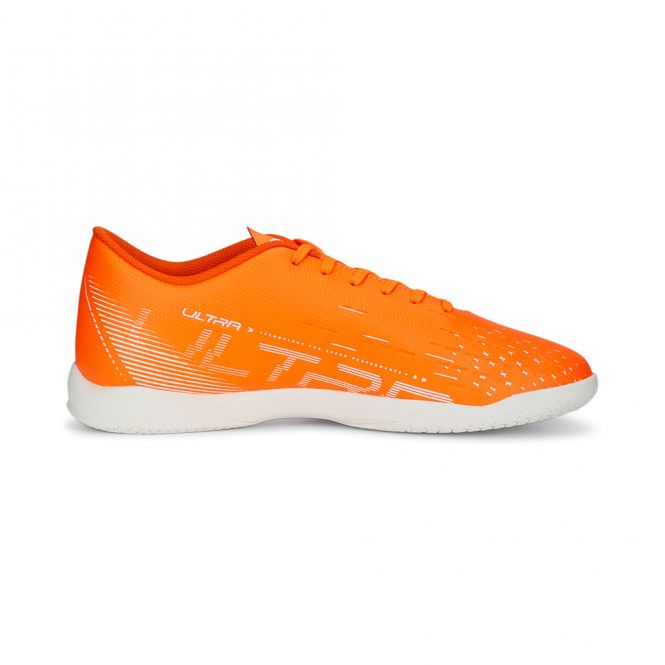 Puma ULTRA PLAY IT Hallenschuh - orange white blue glimmer