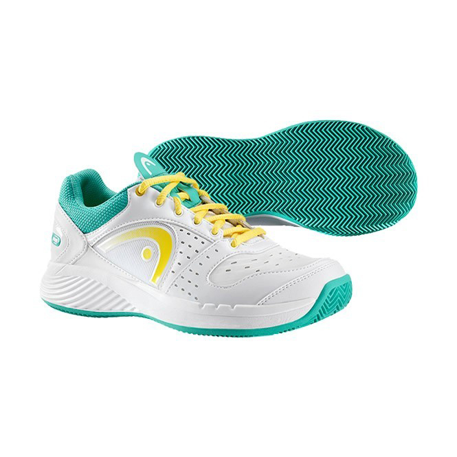 Head Sprint Team Clay Damen Tennisschuh - white/lemon/teal