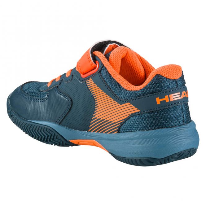 Head Sprint Velcro 3.0 Kinder Tennisschuh - blau orange