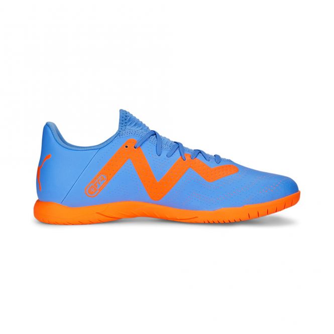 Puma FUTURE PLAY IT Hallenschuh - blue glimmer white ultra orange