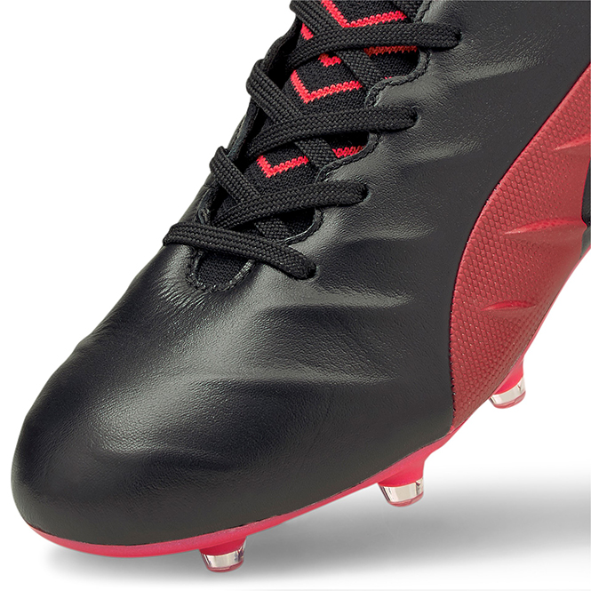 Puma King Platinum FG Fussballschuh - schwarz pink