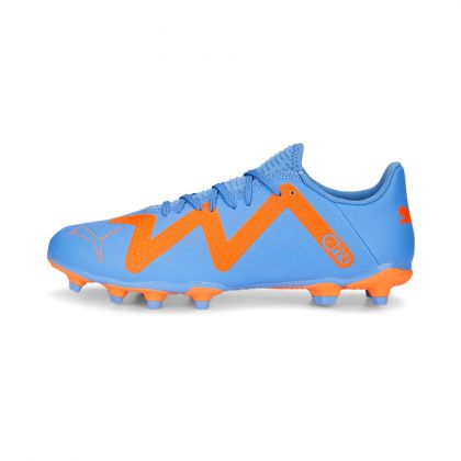 Puma FUTURE PLAY FG/AG Wn's Damen Fussballschuh - Blue Glimmer White Ultra Orange