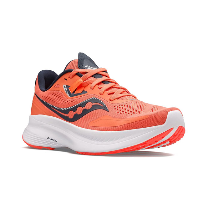 saucony Guide 15 Damen Laufschuh - neon orange