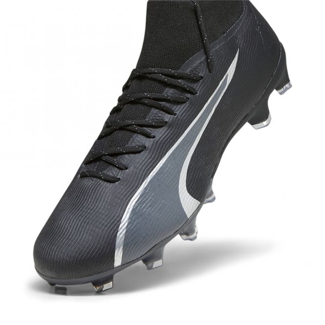 Puma ULTRA PRO FG/AG Fussballschuh - black silver