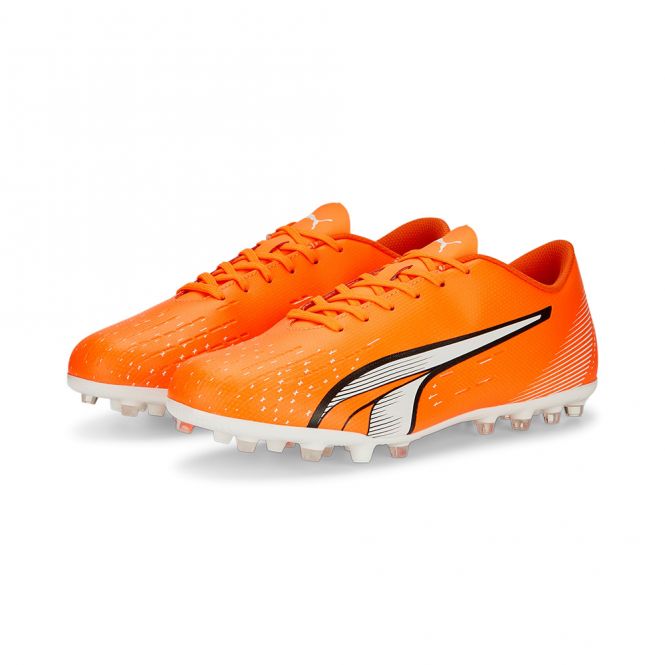 Puma ULTRA PLAY MG Rasen + Kunstrasenschuh - orange white blue glimmer