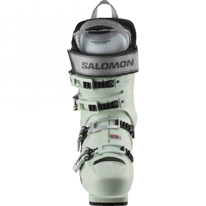 Salomon S/PRO Alpha 100 W GW Damen Skischuhe - white moss silver 2023