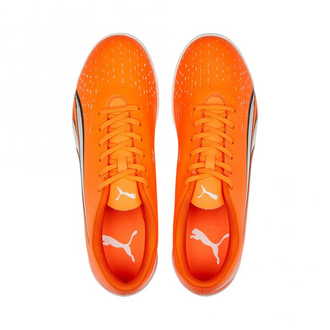 Puma ULTRA PLAY IT Hallenschuh - orange white blue glimmer