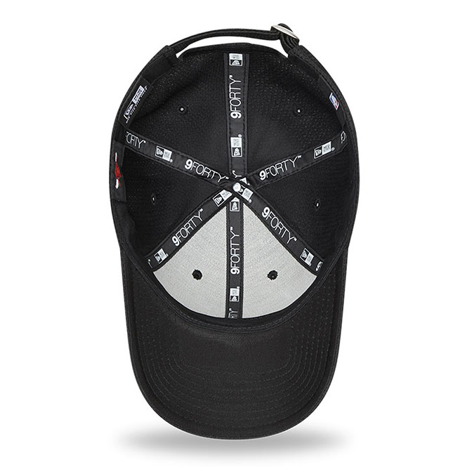 New Era 9Forty Diamond Cap Chicago Bulls - schwarz