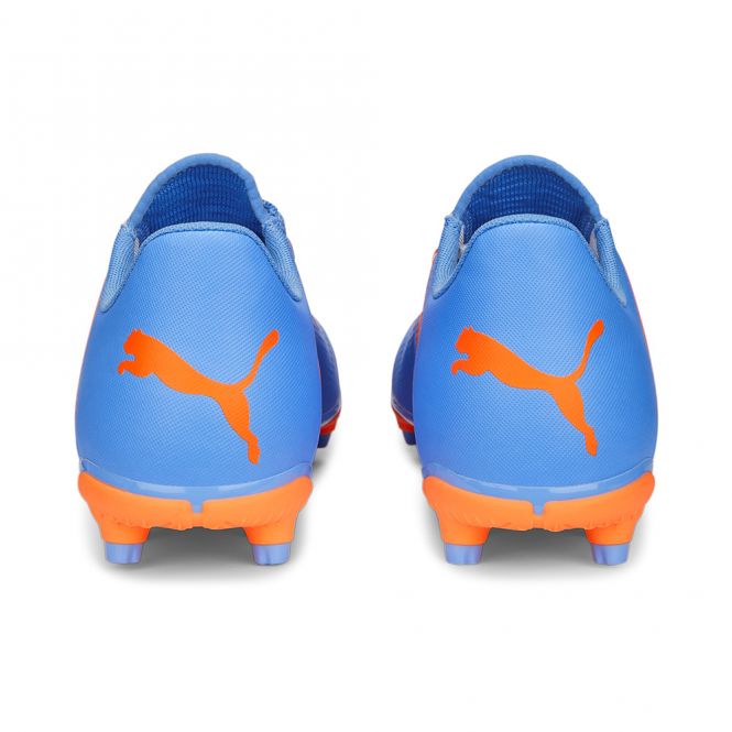 Puma FUTURE PLAY FG/AG Fussballschuh - Blue Glimmer White Ultra Orange