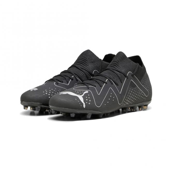 Puma FUTURE MATCH MG Rasen + Kunstrasenschuh - black silver