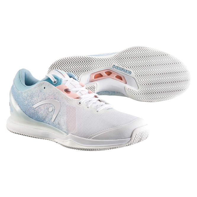 Head Sprint Pro 3.0 Clay Damen Tennisschuh - weiss/blau