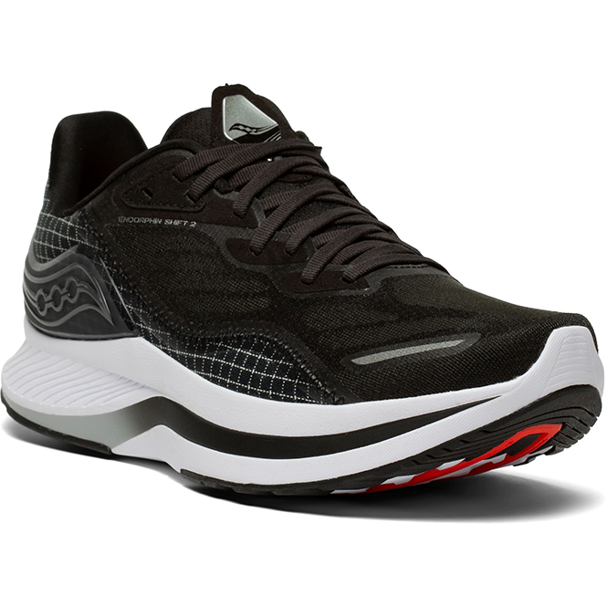 saucony Endorphin Shift 2 Herren Laufschuh - schwarz weiß