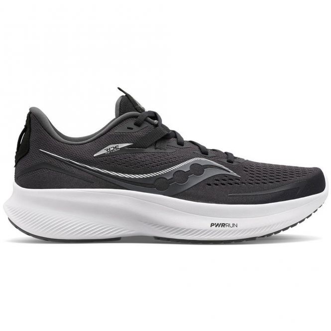 saucony Ride 15 Damen neutral Laufschuh - schwarz/weiss