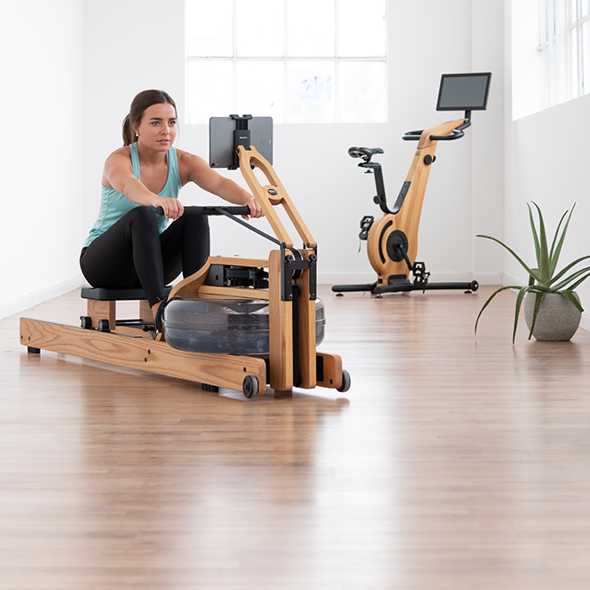 WaterRower Rudergerät mit Monitor | Eiche