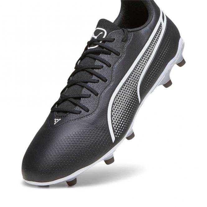 Puma KING PRO FG Fussballschuh - schwarz weiss