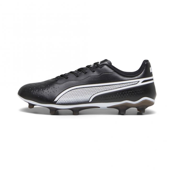 Puma KING MATCH FG Fussballschuh - schwarz weiss