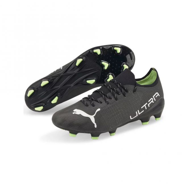 Puma ULTRA 2.4 FG/AG Fussballschuh - black/puma white/fizzy light