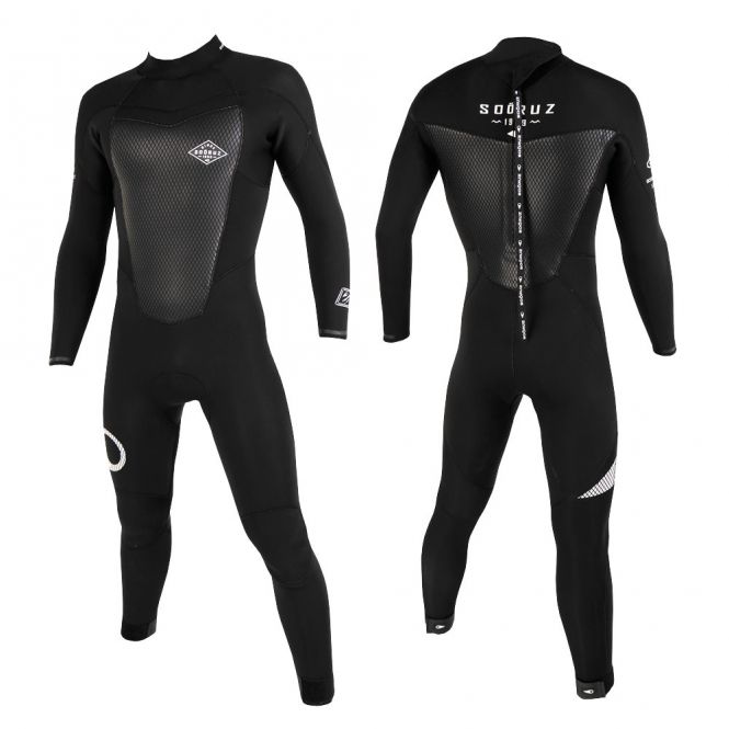 Soöruz Fullsuit 4/3 Back-Zip Fighter OYSTERPRENE