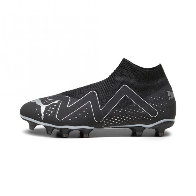 Puma FUTURE MATCH+ LL FG/AG Fussballschuh - black silver