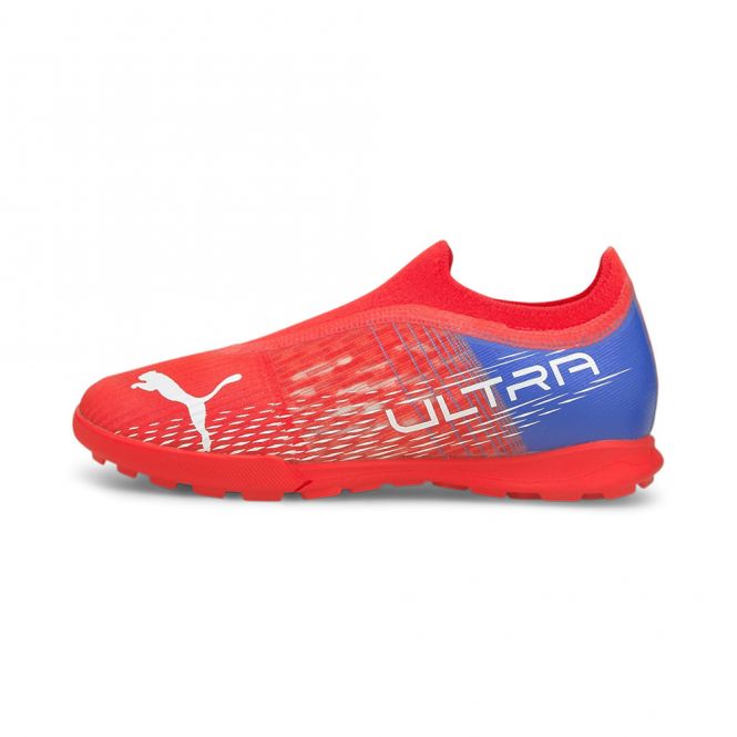 Puma ULTRA 3.3 TT Jr. Kunstrasenschuh - rot blau