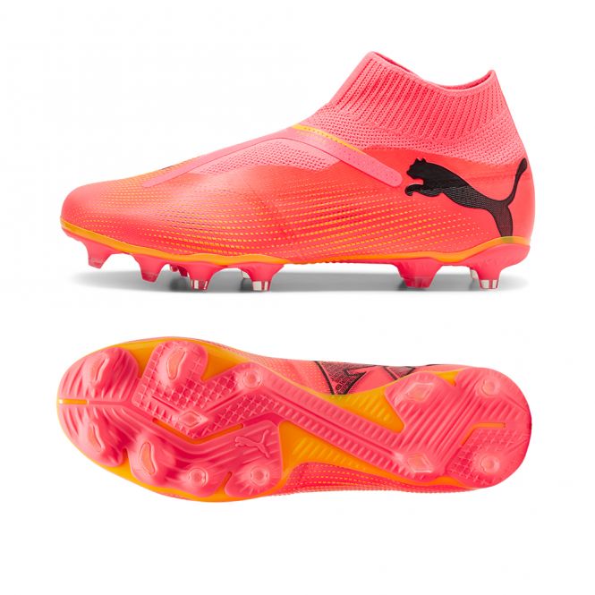 Puma FUTURE 7 MATCH+ LL FG/AG Fussballschuh - Sunset Glow/Black Sun Stream