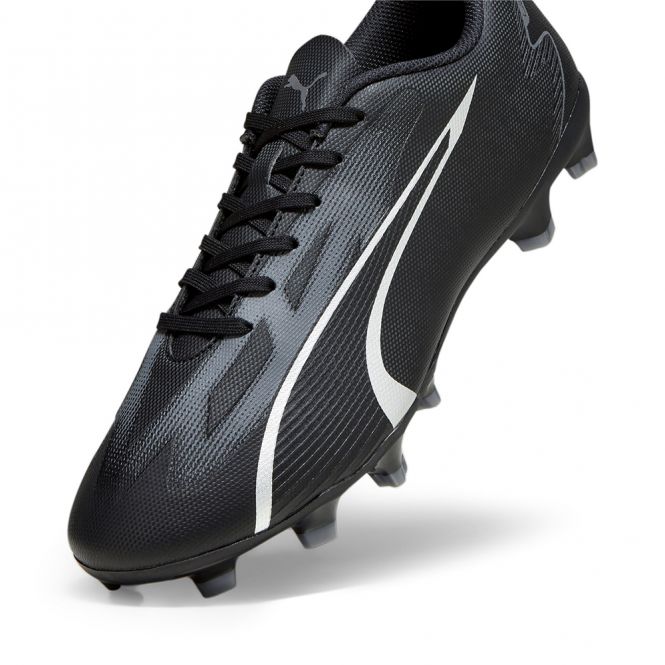 Puma ULTRA PLAY FG/AG Fussballschuh - black silver