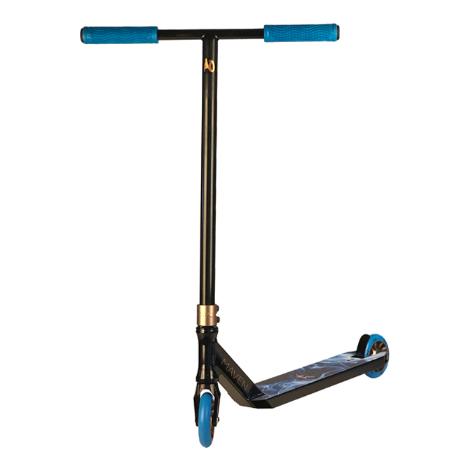 AO Maven 2021 Complete Stunt-Scooter - Black, Copper