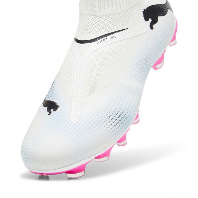 Puma FUTURE 7 MATCH+ LL FG/AG Fussballschuh - white poison pink