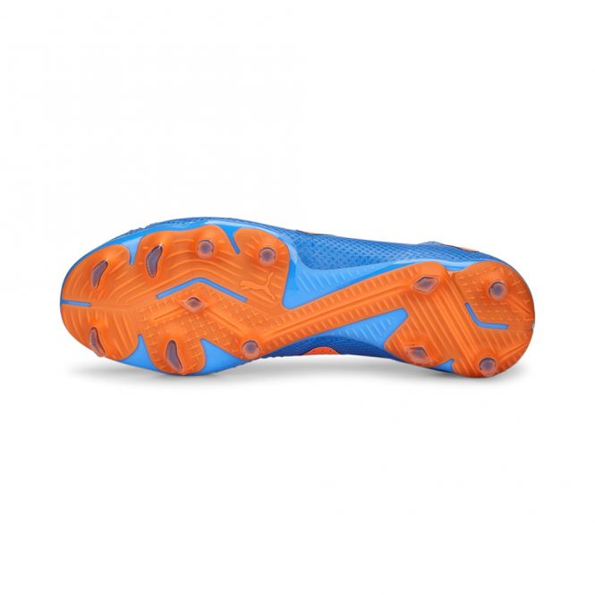 Puma FUTURE PRO FG/AG Fussballschuh - Blue Glimmer White Ultra Orange