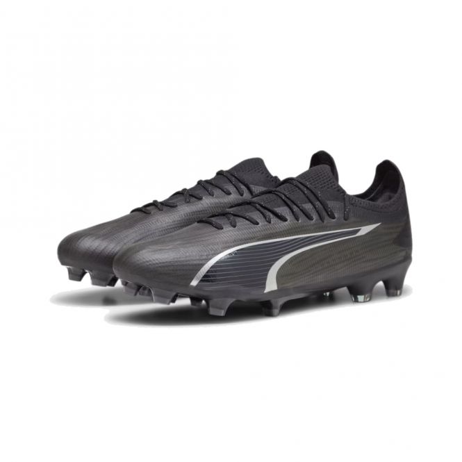 Puma ULTRA ULTIMATE FG/AG Fussballschuh - black silver