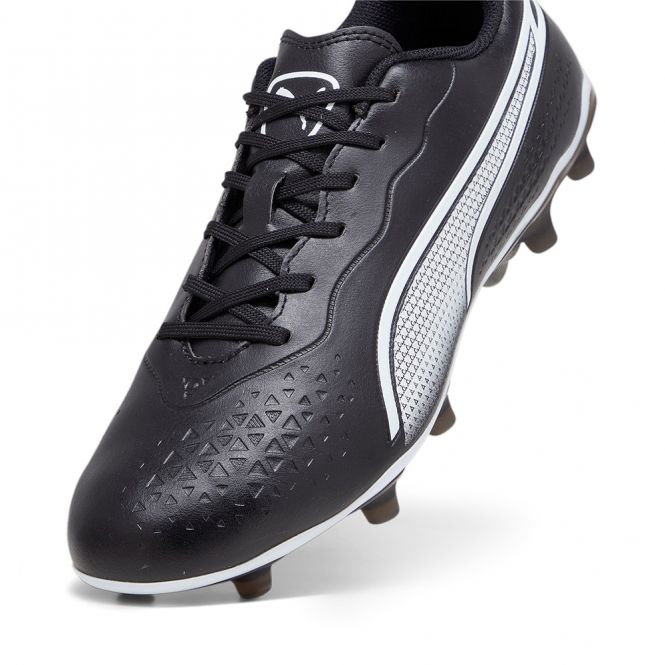 Puma KING MATCH FG Fussballschuh - schwarz weiss