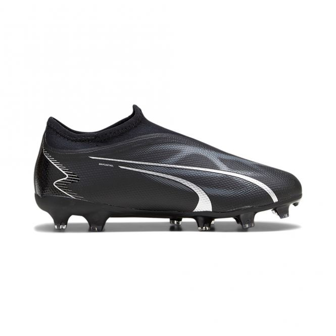 Puma ULTRA MATCH LL FG/AG JR Fussballschuh - black silver