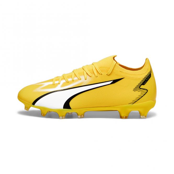 Puma ULTRA MATCH FG/AG Fussballschuh - yellow white black