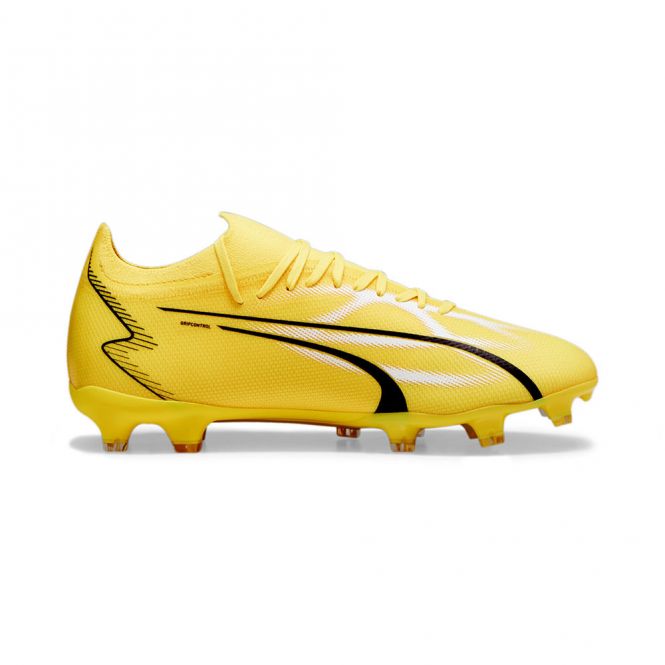 Puma ULTRA MATCH FG/AG Fussballschuh - yellow white black