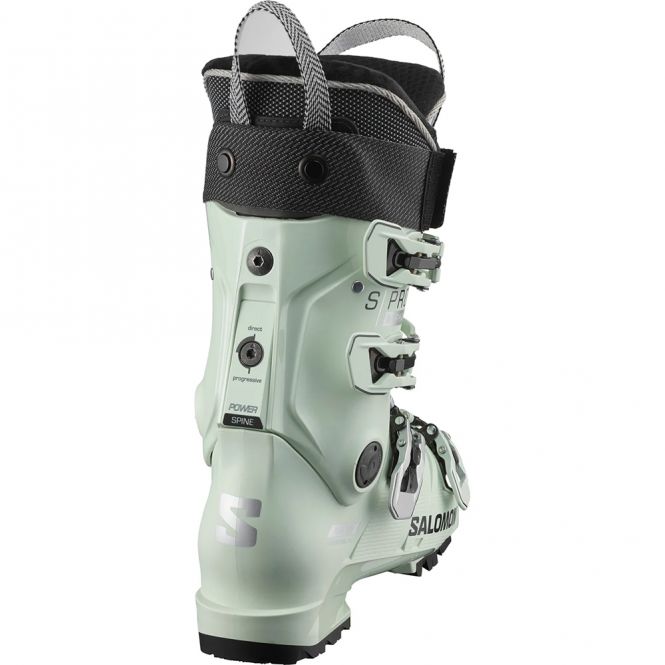 Salomon S/PRO Alpha 100 W GW Damen Skischuhe - white moss silver 2023