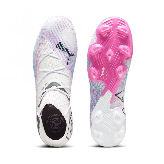 Puma FUTURE 7 ULTIMATE FG/AG WN's Damen Fussballschuh - white poison pink