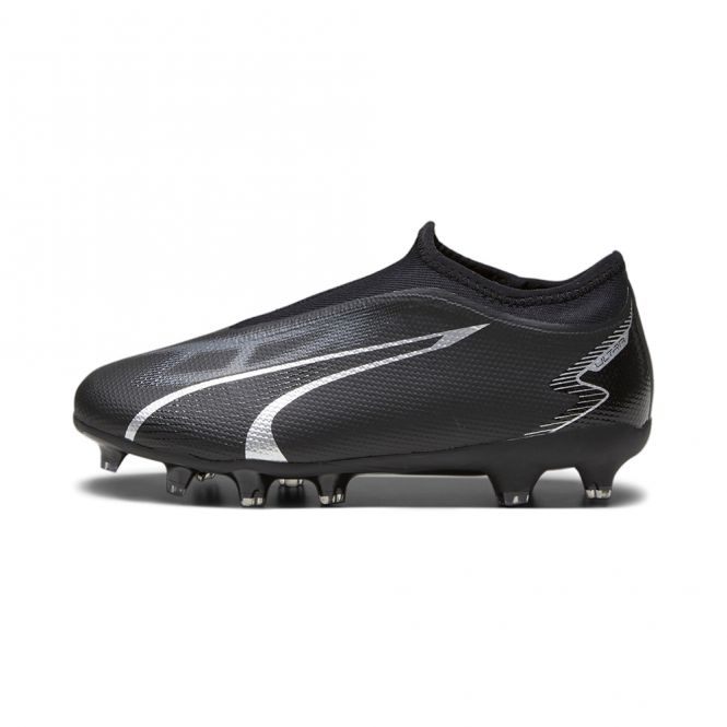 Puma ULTRA MATCH LL FG/AG JR Fussballschuh - black silver