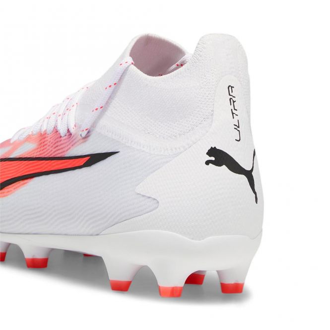 Puma ULTRA PRO FG/AG JR Fussballschuh - white black fire red